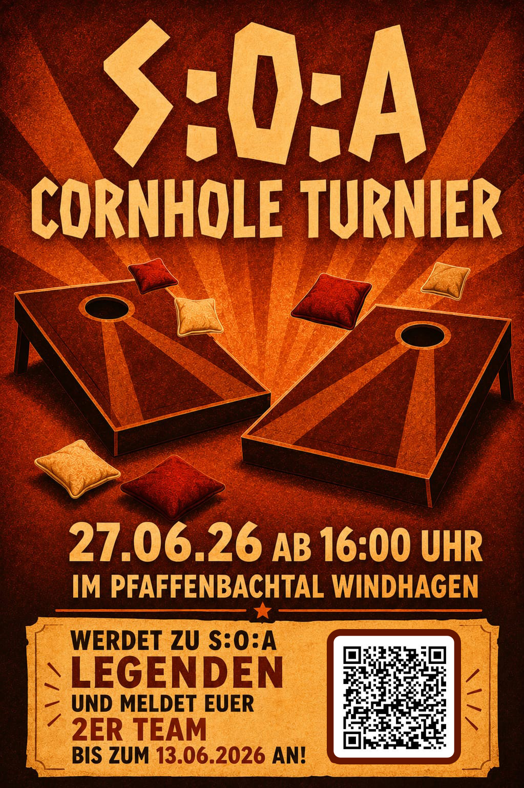 Cornhole Turnier im Pfaffenbachtal